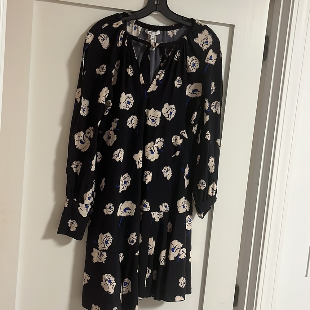 10 Derek Lam Crosby silk black dress- size 6